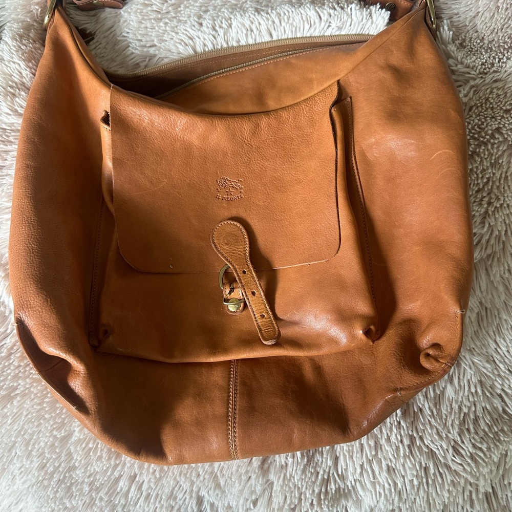 Il Bisonte Carmel Leather Bag
